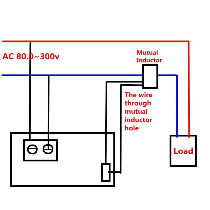 AC 110V 220V Цифровой вольтметр Амперметр lcd Амперметр Вольтметр с синей подсветкой