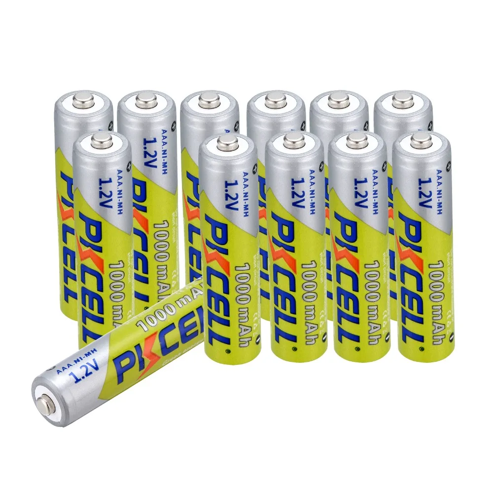 

12pcs 3A Ni-MH AAA Batteries 1000mAh 1.2V AAA Rechargeable Battery 3a battery for Camera Flashlight Toy