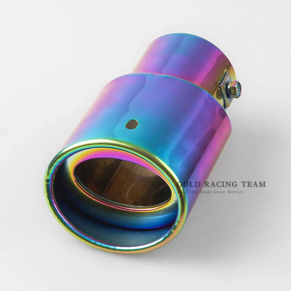 2 5 &quotдюймов из нержавеющей стали автомобильный глушитель наконечник трубы