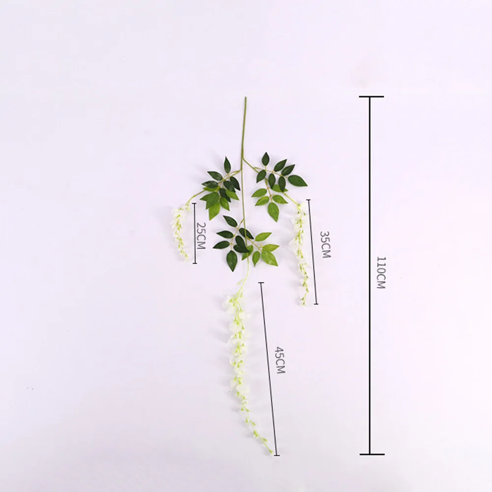 Искусственные искусственная Глициния лозы плетеное подвесное гирлянда шелковые