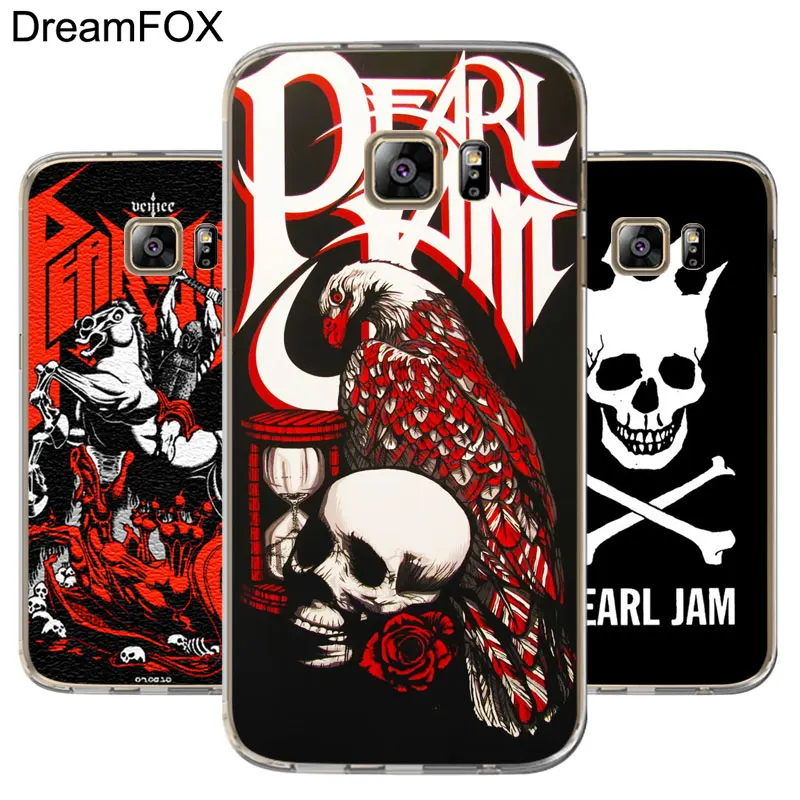 DREAMFOX M123 Pearl Jam Pj Soft TPU Silicone Cover Case For Samsung Galaxy S5 S6 S7 S8 S9 S10 5G S10E Lite Edge Plus |