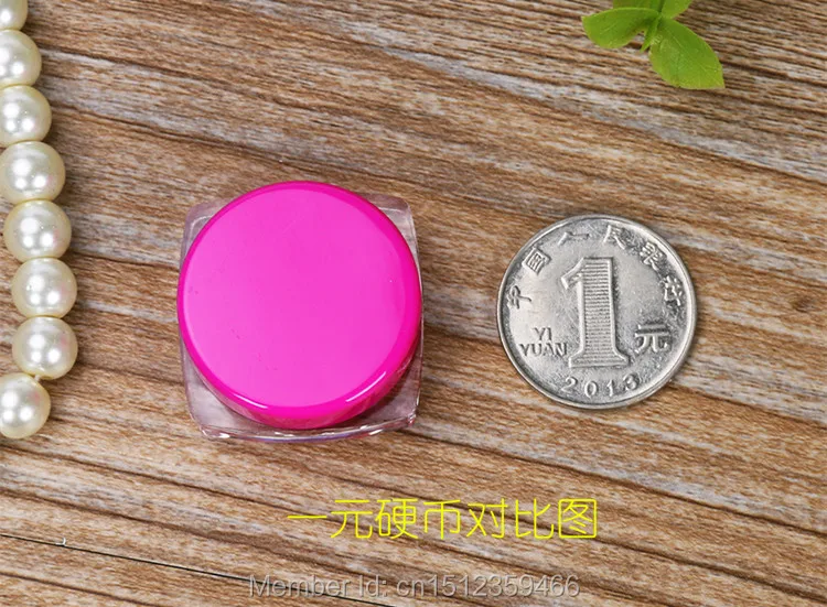 

5G 5ML Plastic Cream Jar Square Bottom, Cosmetic Cream Packing Box, Cream Sample Packing Jar, 50pcs/lot