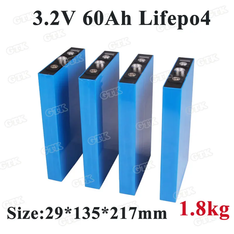 Литиевая батарея Power ful 3 2 в 60 ач lifepo4 для DIY 12 24 48 В инвертор резервная энергия