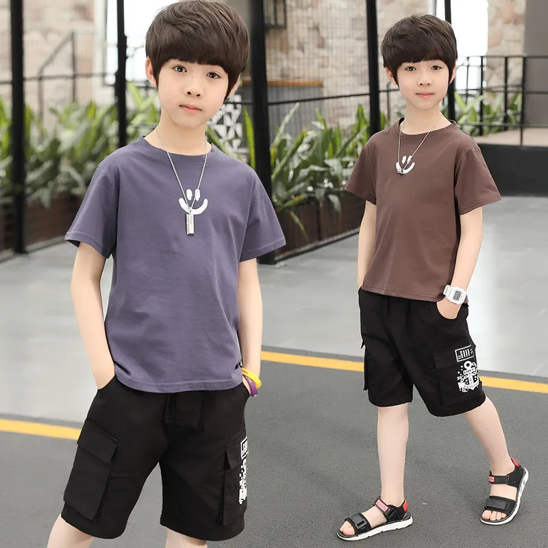 Коллекция 2019 года комплекты одежды для детей летняя одежда мальчиков детские