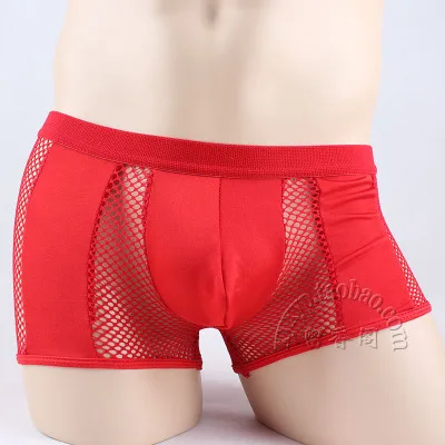 Мужское нижнее белье мужские боксеры с выпуклыми сетчатыми краями|underwear ck|briefs
