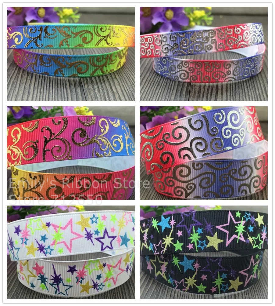 Бесплатная доставка блестящая цветная лента с принтом корсажная Блестящая ткань
