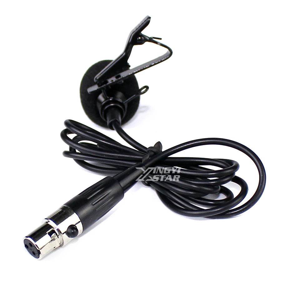 Профессиональный микрофон Lapela Mini XLR 3 Pin TA3F зажим для галстука петличный микрофон нагрудный микрофон для ПК беспроводной передатчик