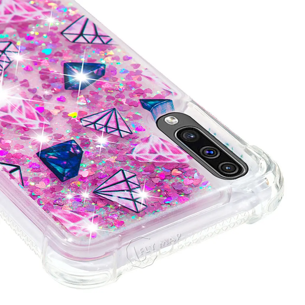 Чехол Единорог Сова для samsung Galaxy A 50 A50 A505FN A505FD SM-A505FN SM-A505F/DS динамический жидкий мусор зыбучий песок