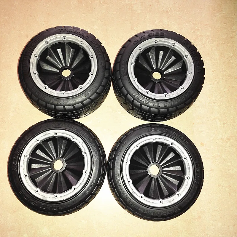 Закрытое колесо с сильным захватом дорожные шины для 1:5 Hpi Baja LOSI DBXL 2 спереди и