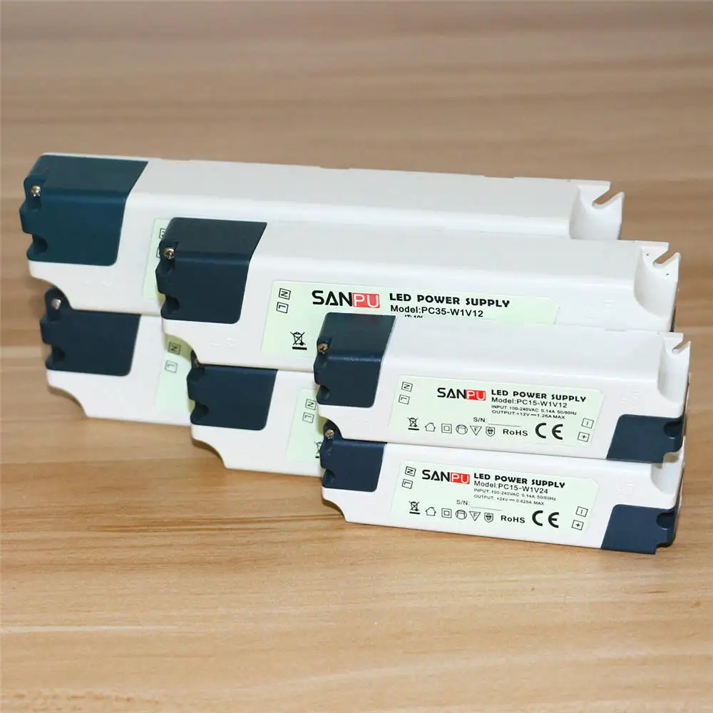 Светодиодный трансформатор ASMT постоянного тока 24 В светодиодный 15 Вт 35 60 Вт|light