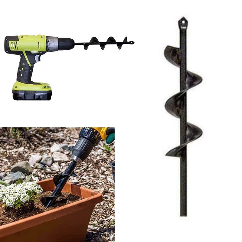 Садовый Бур для плантатора спиральное отверстие молотый экскаватор сверло