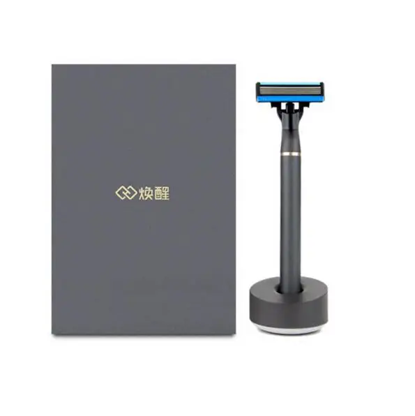 Новая мужская бритва mi Smart 3 в 1 с лимонным вкусом наборы 7 магнитная сменная клипса