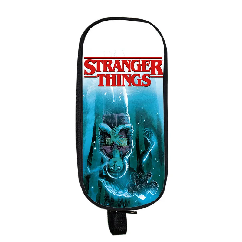 qbbstrangerthis14 Странные вещи, косметички, пенал, сумка для мальчиков и девочек, стационарная сумка, детский пенал, школьные принадлежности - Цвет: qbbstrangerthis14