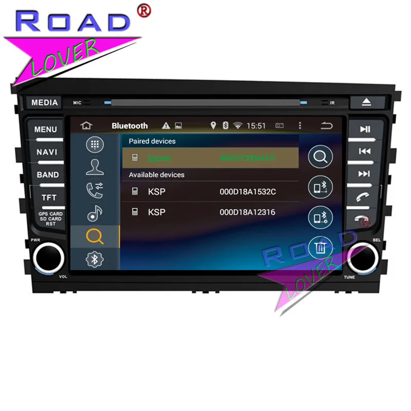 Roadlover Android 8 0 автомобильный ПК Мультимедийный dvd плеер видео для Hyundai Mistra 2013 Стерео