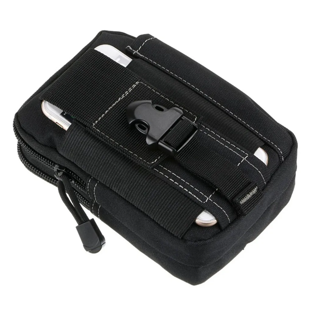 Outdoor Camping Climbing Bag Tactical Military Molle Hip Waist Belt Wallet Pouch Purse Phone Case for iPhone Bag#p4 | Спорт и