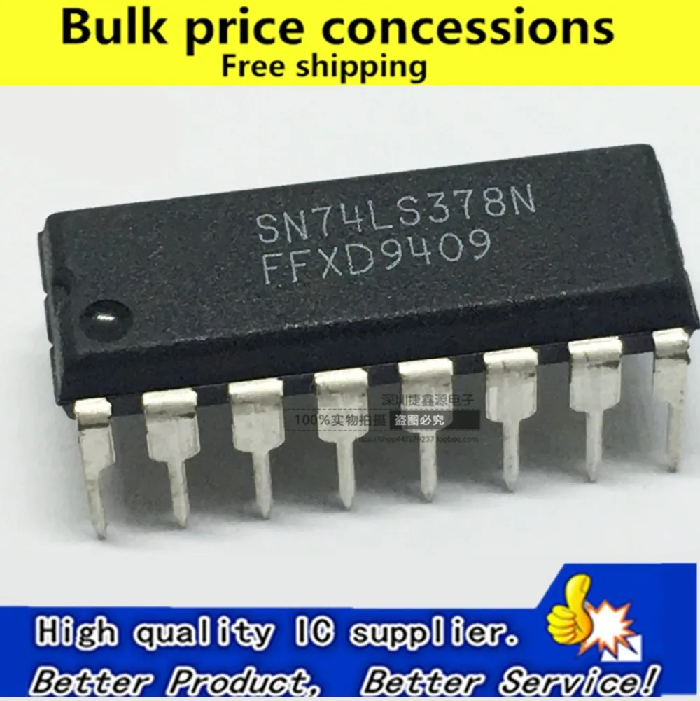 

Freeships 10pcs/50pcs/100pcs SN74LS378N 74LS378 HD74LS378P dip-16 logic-trigger