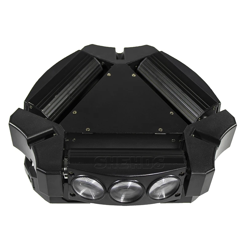 SHEHDS быстрая 8 Eyes Мини светодиодный Луч 8x6 Вт паук RGBW Луч светодиодный DMX профессиональное освещение для сцены диско вечерние DJ огни
