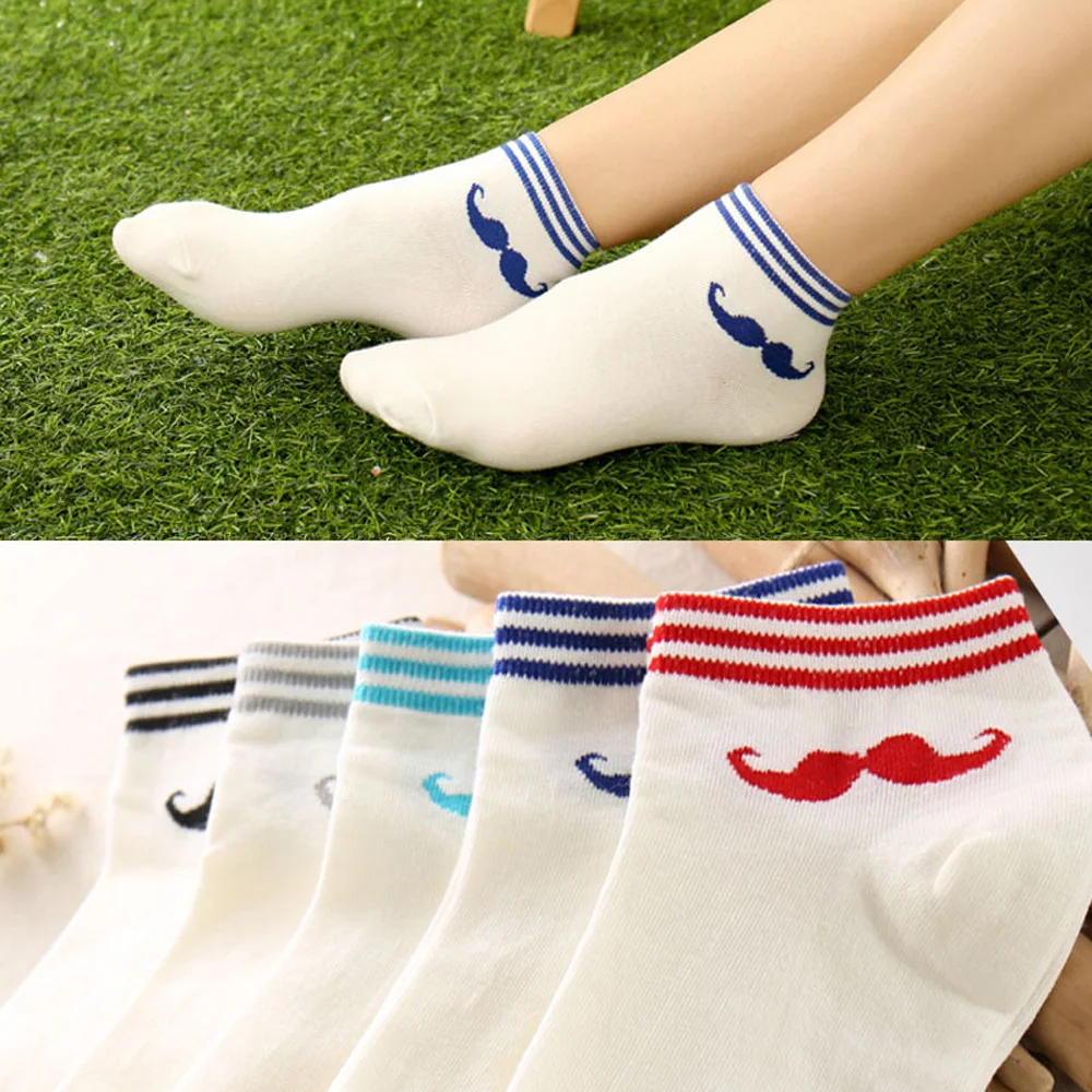 La MaxPa Мода 2019 женские носки короткие Короткие для женщин белые Chaussette Sox k678 |
