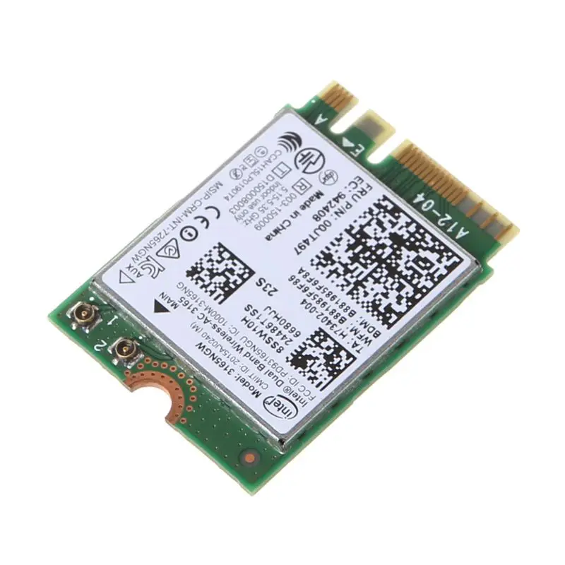 33165ac 00JT497 Двухдиапазонная 2 4G/5G беспроводная WiFi сетевая карта для Lenovo E460 E560 E470 E570 |