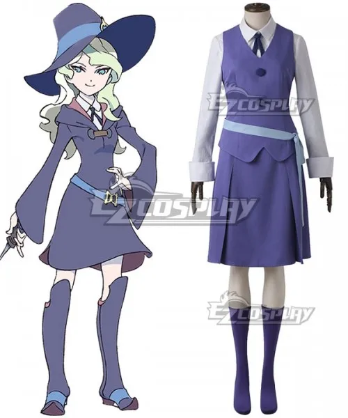 Little Witch Academia Diana Cavendish Usual Cosplay Costume E001