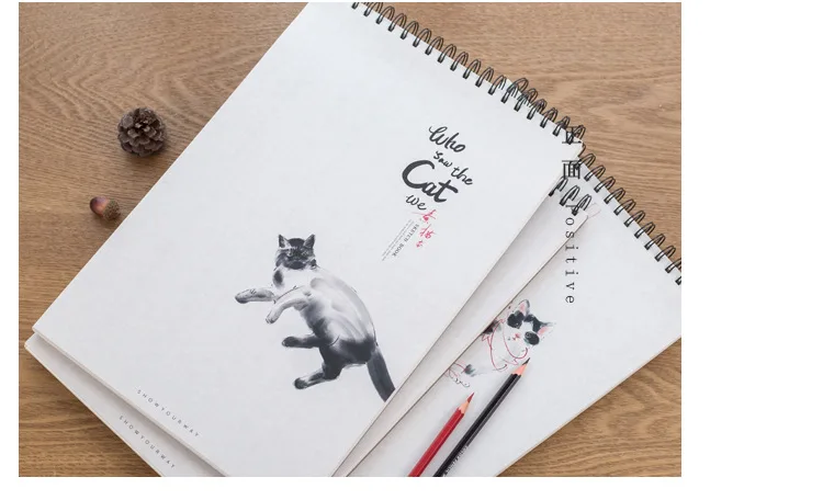 Простой блокнот бумажный блокнот пустой дневник Sketchbook Art A4 блокнот Sketchbook Artiste Papier для рисования школьные принадлежности