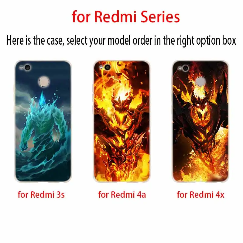 Shadow Fiend Dota 2 Модный мягкий чехол из ТПУ для Xiaomi Redmi Примечание 10 9 8 7 6 5 iPad Pro Max 10S 9S 9T 8T