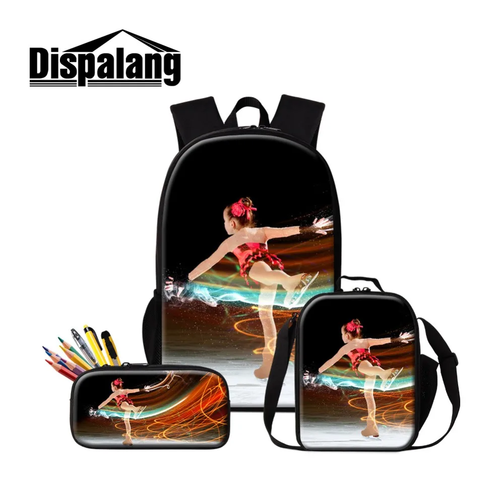 Dispalang Новое поступление рюкзаки с мешочком для обеда сумки карандаши 3D