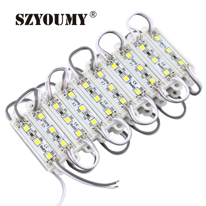 SZYOUMY 2000 шт. Малый размер светодиодный рекламный модуль освещения мини 3