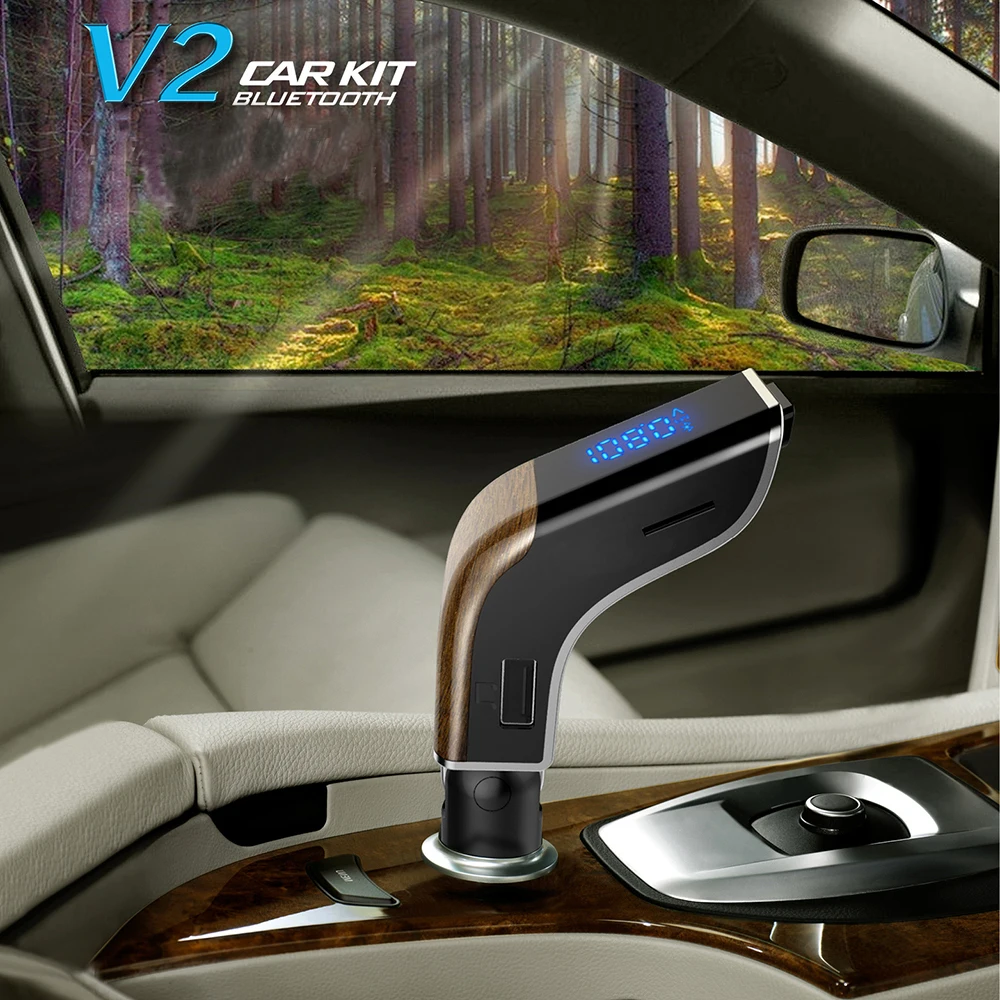 4 в 1 Hands Free Беспроводной Bluetooth MP3 плеер автомобиля FM USB Аудиомагнитолы