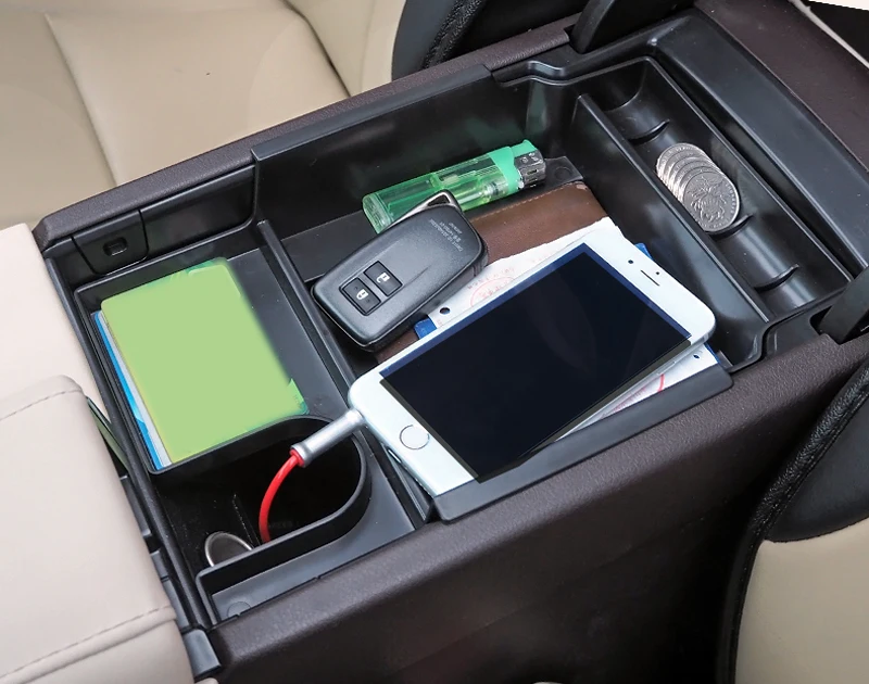 Ящик для хранения перчаток с центральным подлокотником органайзер