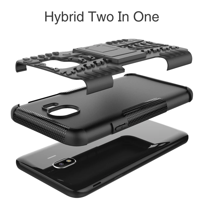 PC TPU 2 In One Cases For Samsung J6 2018 J8 J2 Pro On 6 5 J7 Duo 2017 J5 2016 Cover Galaxy J4 J3 Grand Prime J1 Mini Ace |