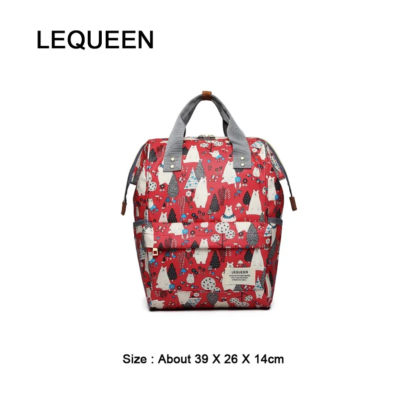 278342.02 LEQUEEN модная сумка для подгузников для мам, сумка для подгузников, Большая вместительная сумка для подгузников, рюкзак для путешествий, сумка для ухода за ребенком, bolsa materni - Цвет: 278342.02