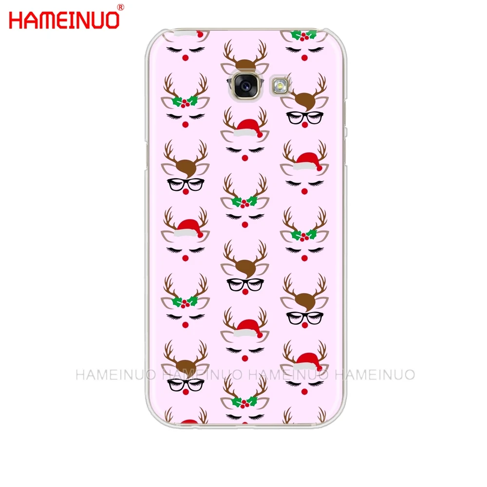 HAMEINUO милый Рождественский олень мультяшный новогодний чехол для телефона Samsung