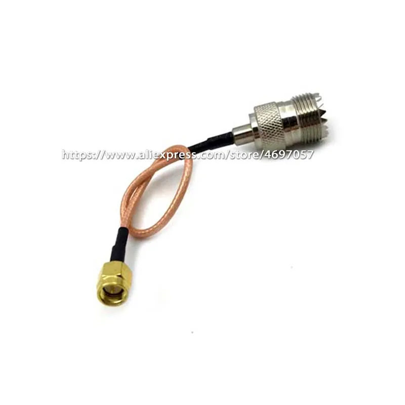 Радиочастотный кабель UHF SO239 гнездовой PL259 SMA RG316 15 см 20 см|Соединители| |