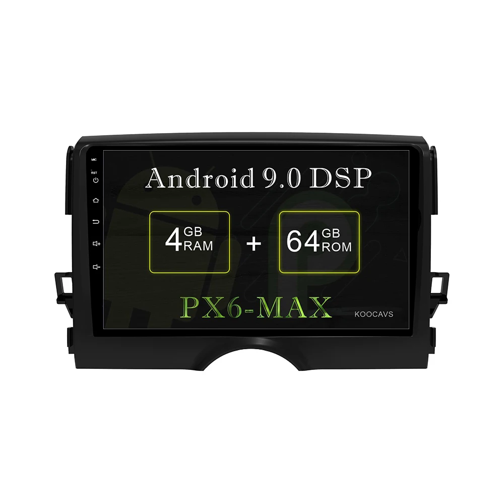 

KOOCAVS 9" IPS Android 9.0 Car GPS Radio Player for Toyota Reiz 2011 2012 2013 2014 2015 4GB+64GB Stereo Multimedia Headunit