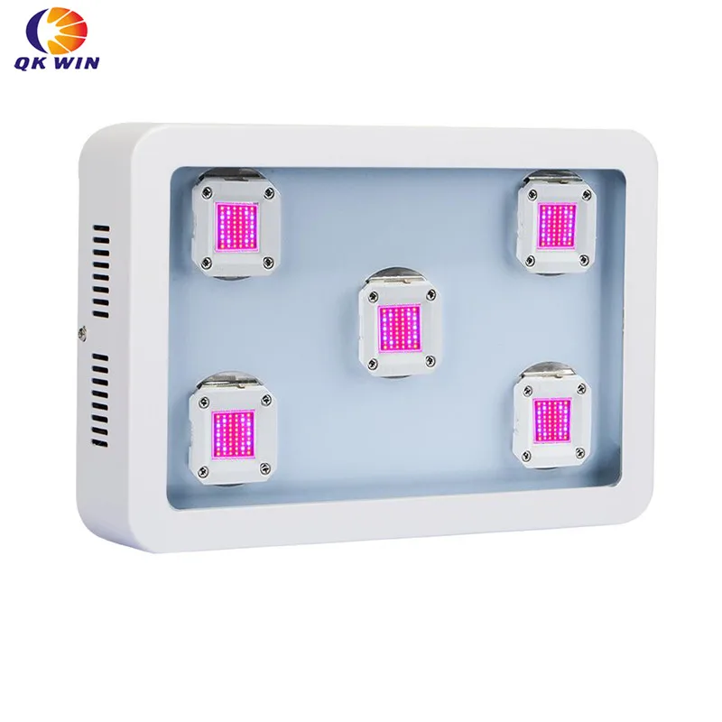 

Светодиодная лампа полного спектра Qkwin cob 5x1500 Вт для выращивания растений в помещении, овощей, цветов, высокой мощности, 300 Вт