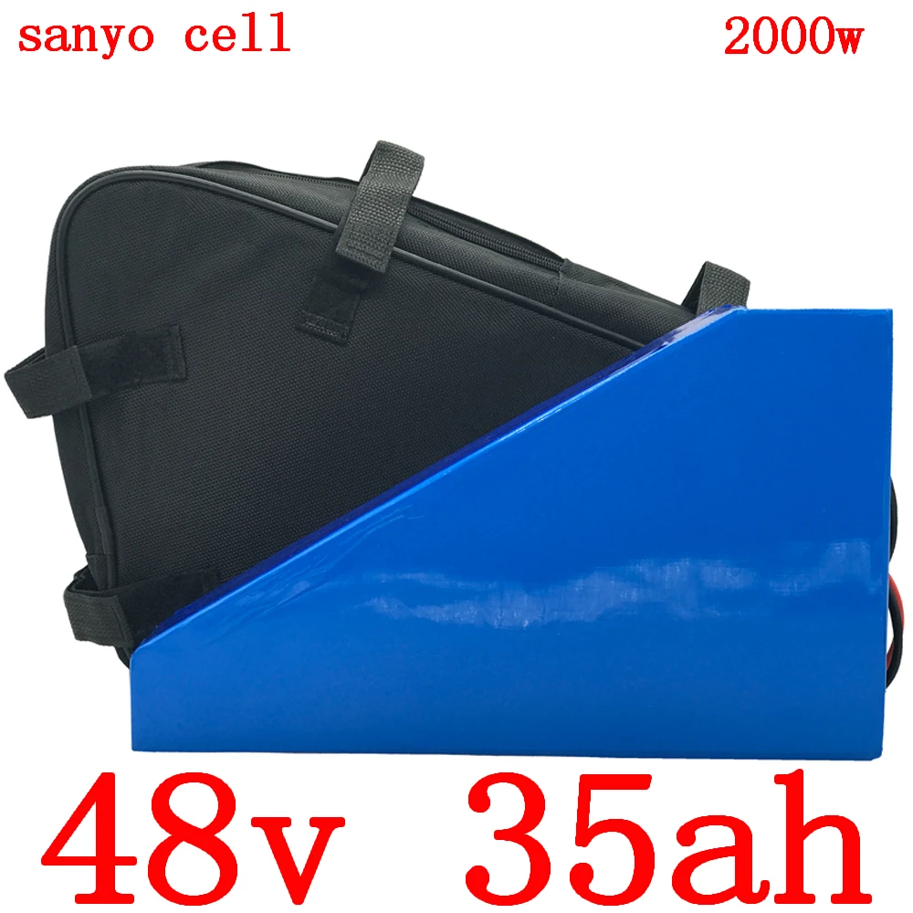 Аккумулятор для электровелосипеда sanyo cell 48 в 1000 Вт 1500 2000 35 Ач 30 Ач|triangle battery|battery 48v48v