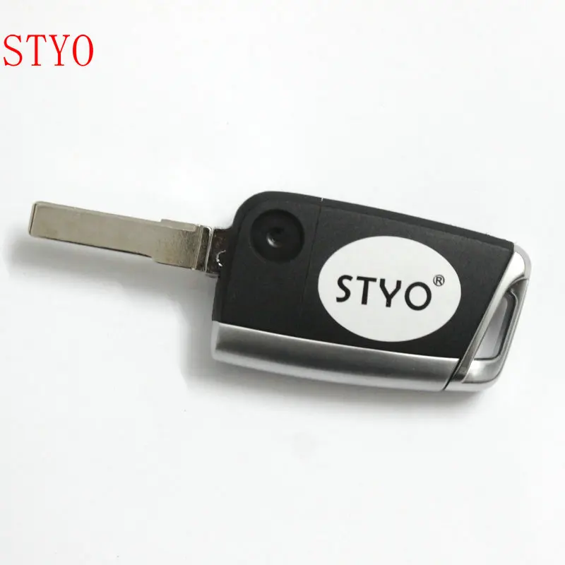 STYO 3 кнопки модифицированный складной флип чехол для дистанционного ключа