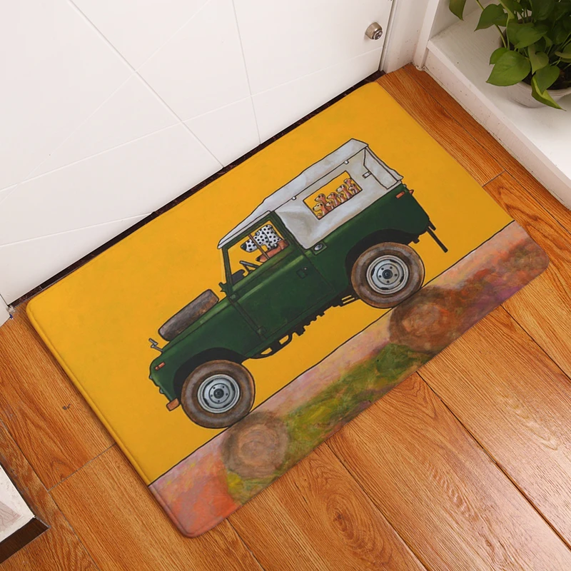 Новинка противоскользящие ковры автомобильные коврики с принтом собаки для