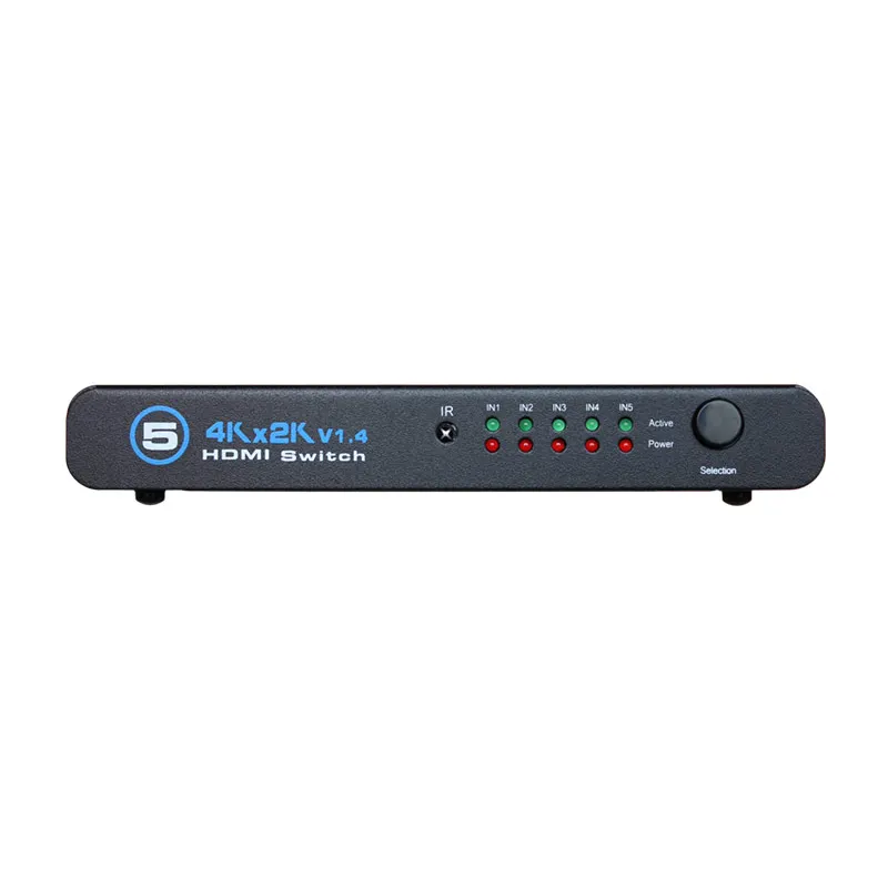 AMS H5S1 4K * 2K 3D 5x1 переключатель 5 способа hdmi comparible адаптер для XBOX 360 PS4/3 Smart android HD ТВ