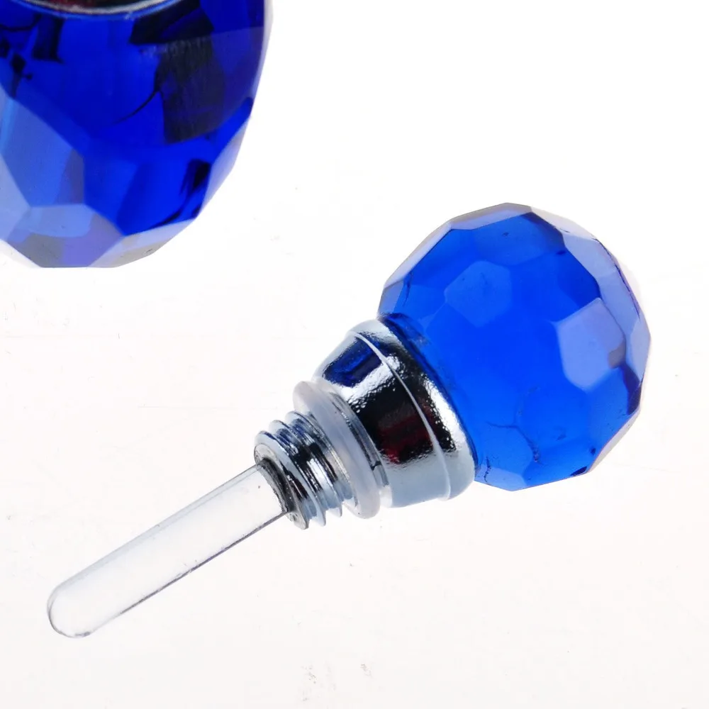 2 шт./лот винтажный мини хрустальный стеклянный синий и зеленый мл флакон для