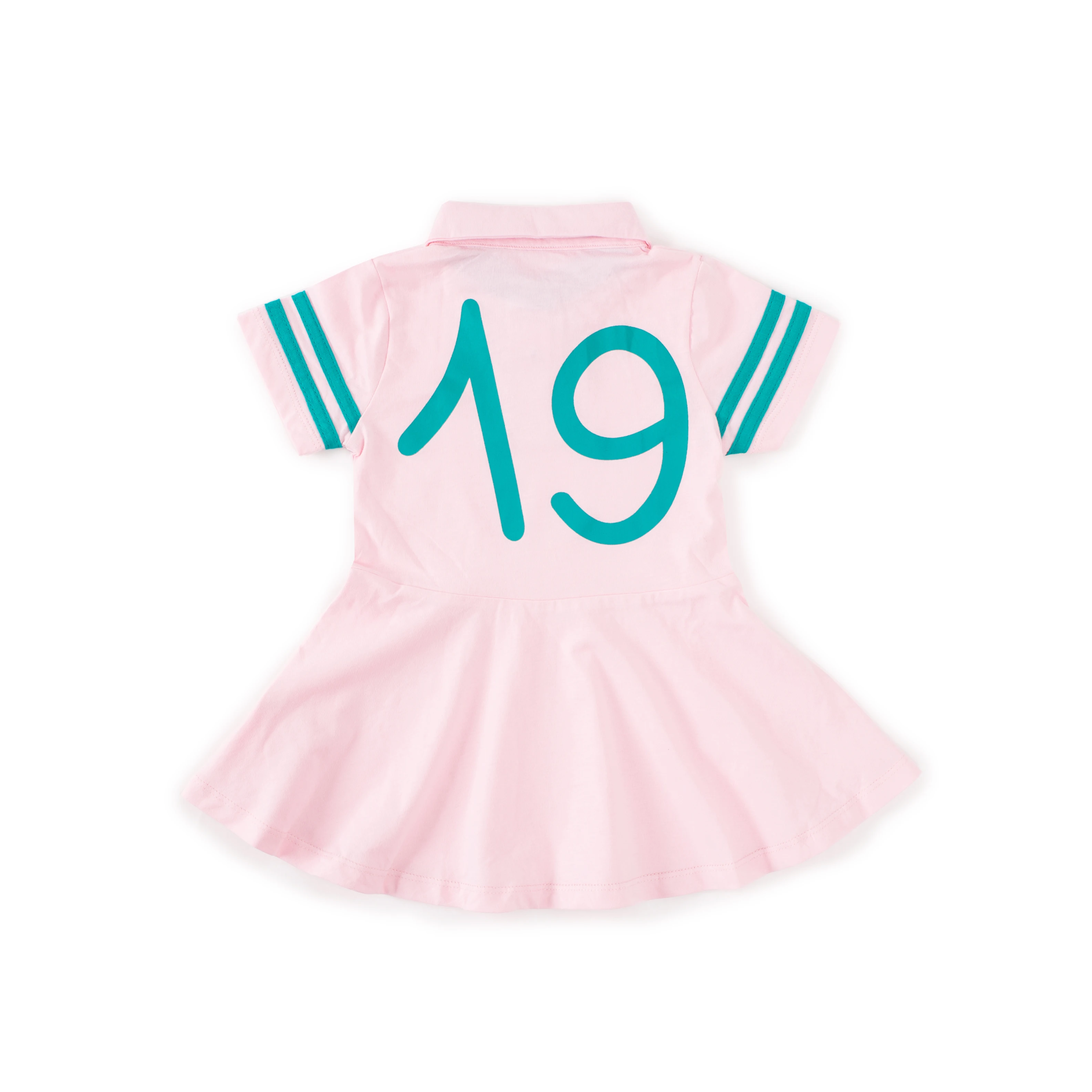 DON`T CALL ME BABY Girls Summer Pink Printed Pleated Dress Childre New Basic Striped Dresses Kids Cotton Sweet Mini 98206 | Детская