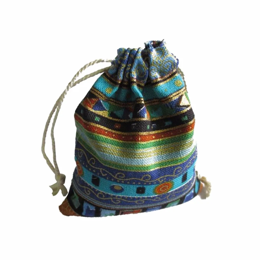10 шт. 9,5*12 см Горячие мешочки на шнурке, хлопковые свадебные сувениры, винтажное саше, подарочные сумки для хранения ювелирных изделий