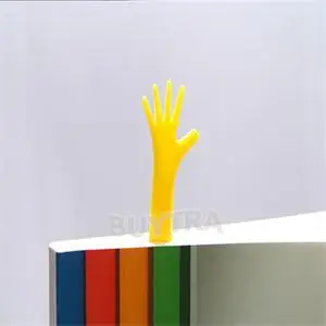 4 шт. закладки Новинка помогите мне в форме руки Забавный книжный червь подарок