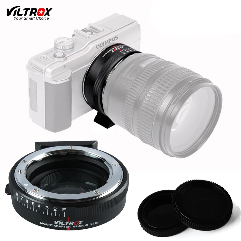 Переходное кольцо для объектива Viltrox переходное Nikon G/D с 4 третями камеры GX7 GH5|lens