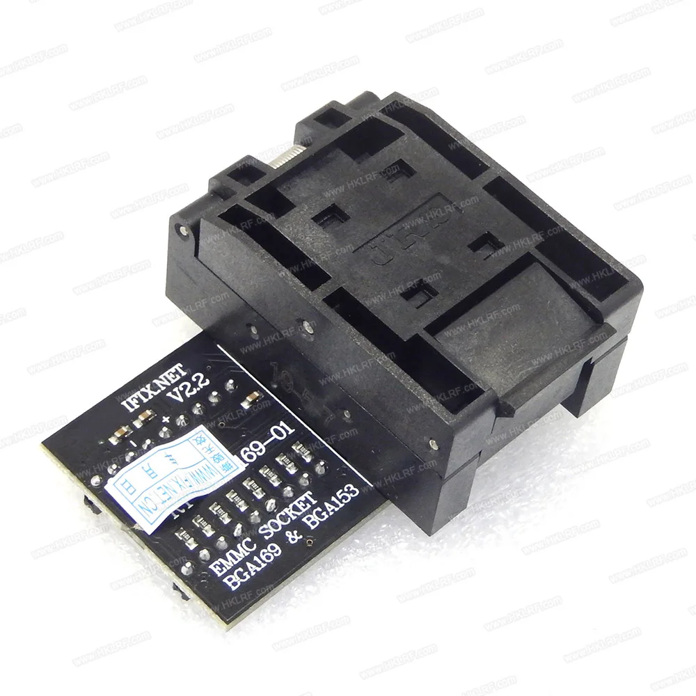 BGA63/RT-BGA169-01 EMMC Seat EMCP153 EMCP169 адаптер+ ограничительная рамка для RT809H программист с 3 шт. BGA ограничительная коробка