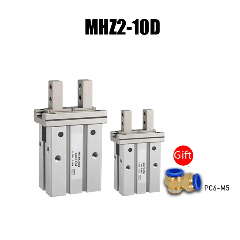 MHZ2 10D с двойным действием Воздушный Захват пневматический палец цилиндр