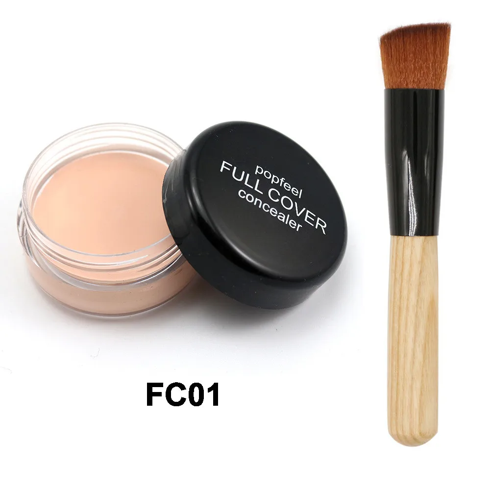 Основа для макияжа телесный консилер тональное средство + Кисть лица maquiagem cosmeticos