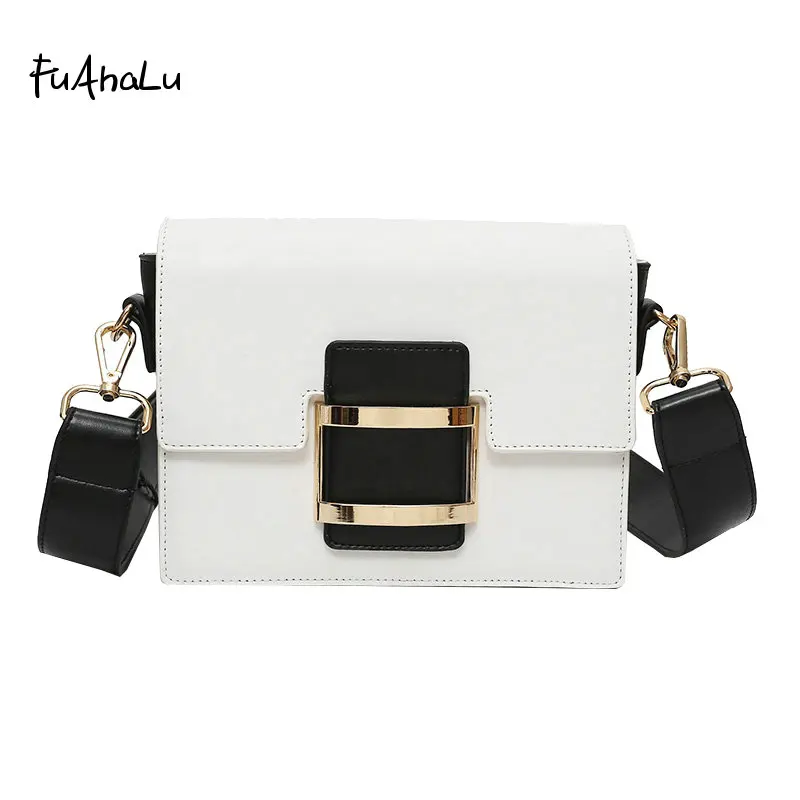 

FuAhaLu new hit color small square package fashion wild shoulder bag leisure Messenger bag