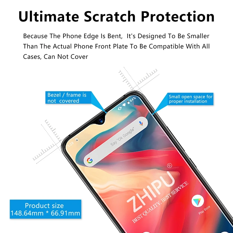 Закаленное стекло для UMIDIGI S3 PRO защита экрана 2.5D 9H Премиум Защитная стеклянная